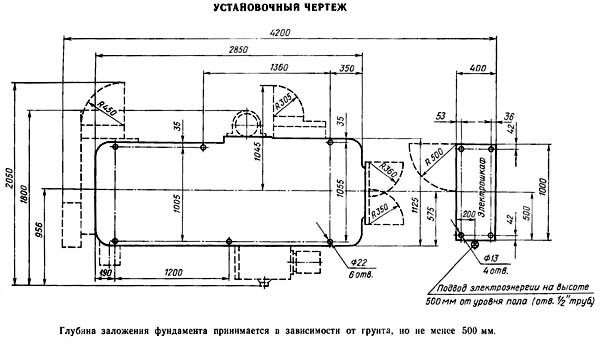 5М150 Настановне креслення зубодолбежного напівавтомату 5М150